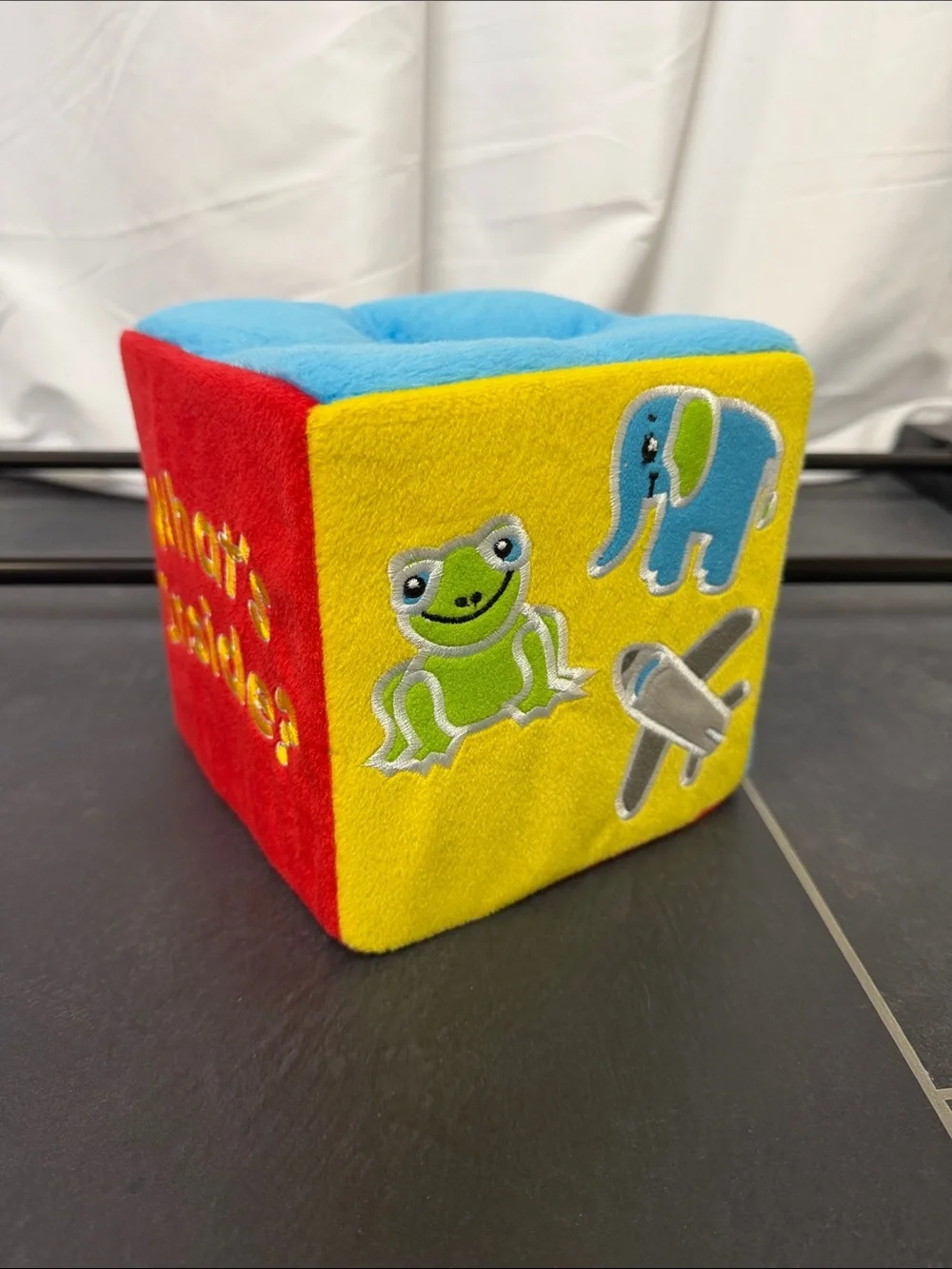 What's Inside? Soft Feely Box Educational Toy - Multi-Color